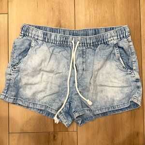 Aerie Denim Stretch Shorts